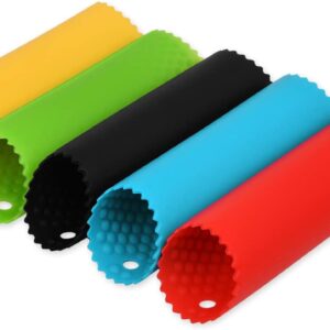 DS. DISTINCTIVE STYLE Silicone Garlic Peeler 5 Pieces Garlic Peeling Tube Roller Useful Kitchen Tools - Multicolored