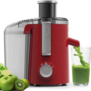 SiFENE Compact Juicer Machine with 2.5" Wide Chute, High-Speed, Easy-to-Use, Space-Saving, Easy Clean & BPA-Free for Juicing Beginners, Satisfying Juice Cravings in No Time