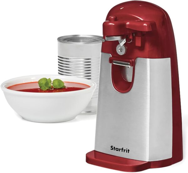 Starfrit 024715-003-0000 Can Opener, 3-in-1, Red - Image 7