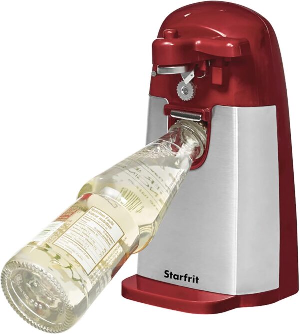 Starfrit 024715-003-0000 Can Opener, 3-in-1, Red - Image 3