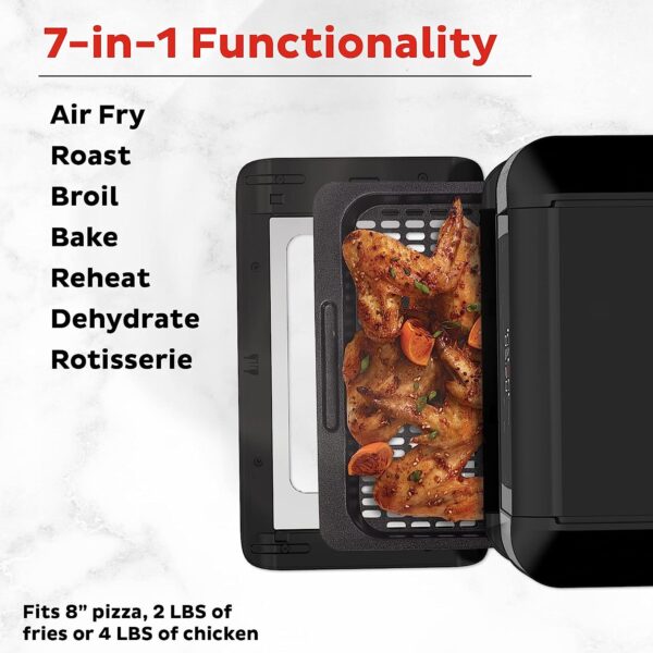 Instant Vortex Plus 10-Quart Air Fryer, From the Makers of Instant Pot, 7-in-1 Functions, with EvenCrisp Technology, App with over 100 Recipes, Stainless Steel - Image 3