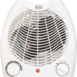 1,500-Watt Personal Desktop Heater (White), 8.4 x 5.2 x 10 Inches