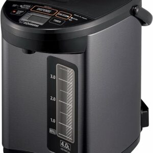 Zojirushi CD-NAC40BM Micom Water Boiler & Warmer, 4.0 Liter, Metallic Black