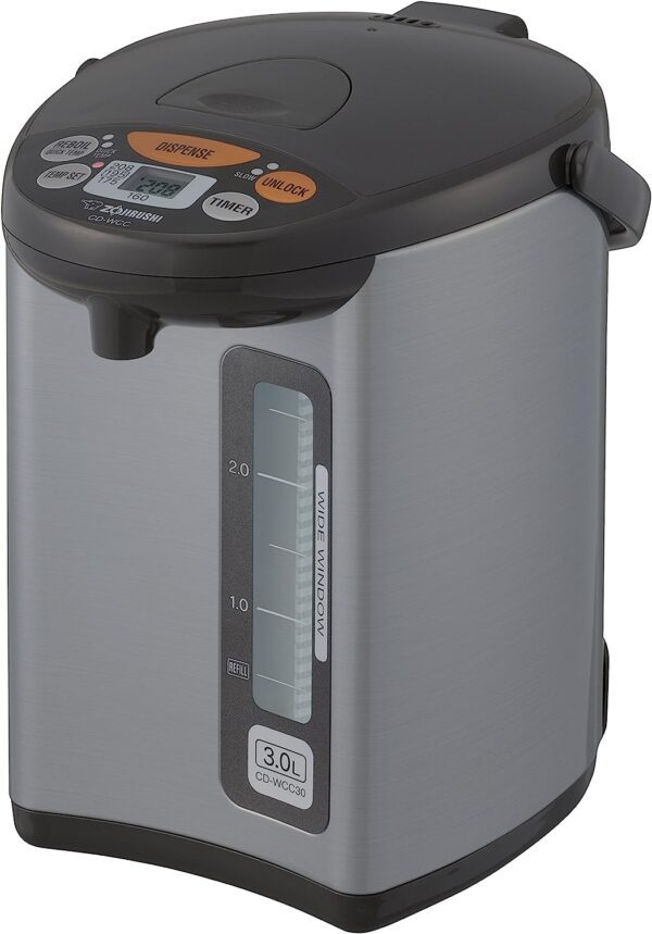 Zojirushi CD-WCC30 Micom Water Boiler & Warmer, Silver