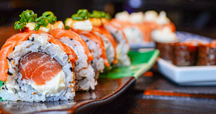 Creamy California Salmon Sushi with a Salmon Twist