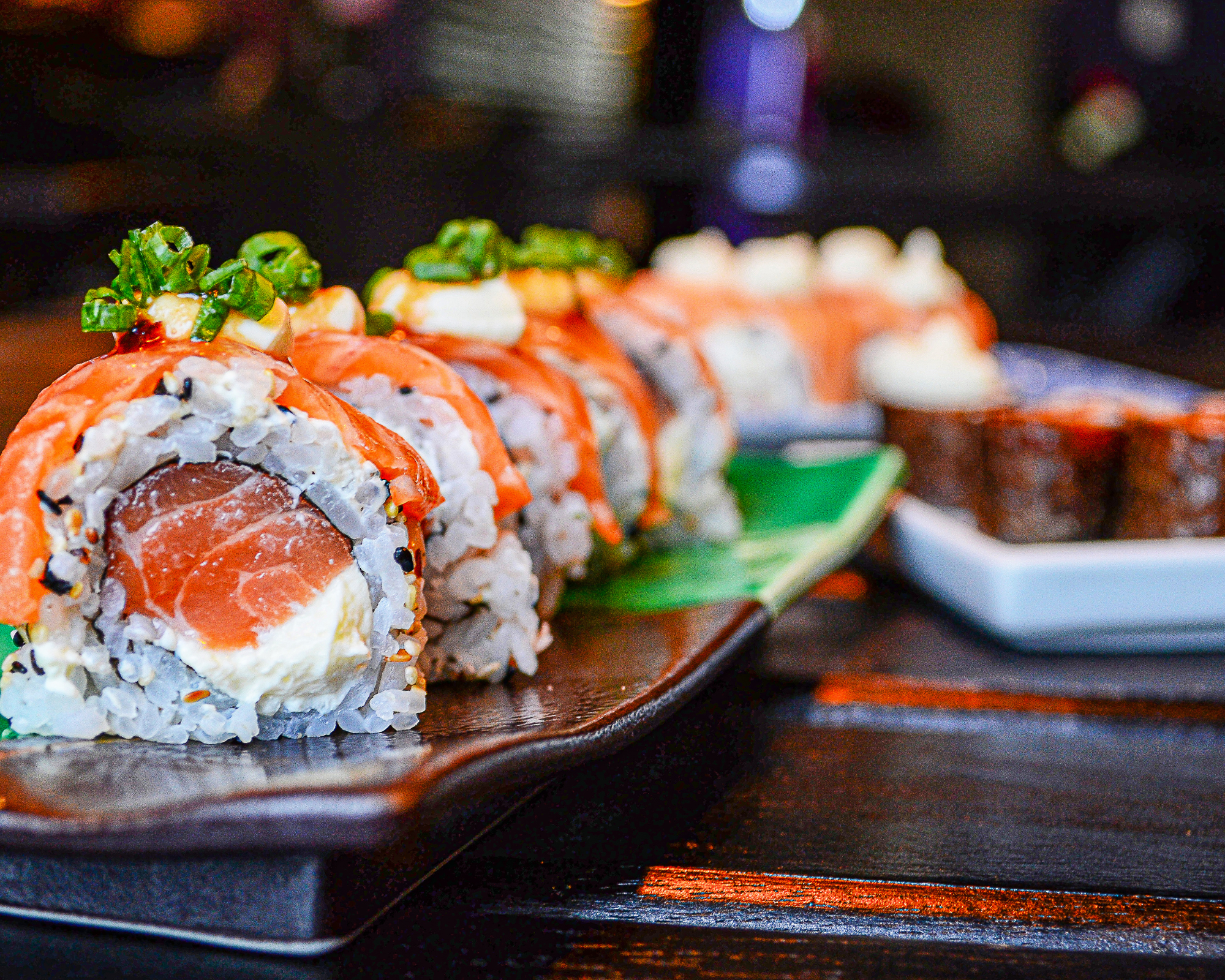 Creamy California Salmon Sushi with a Salmon Twist